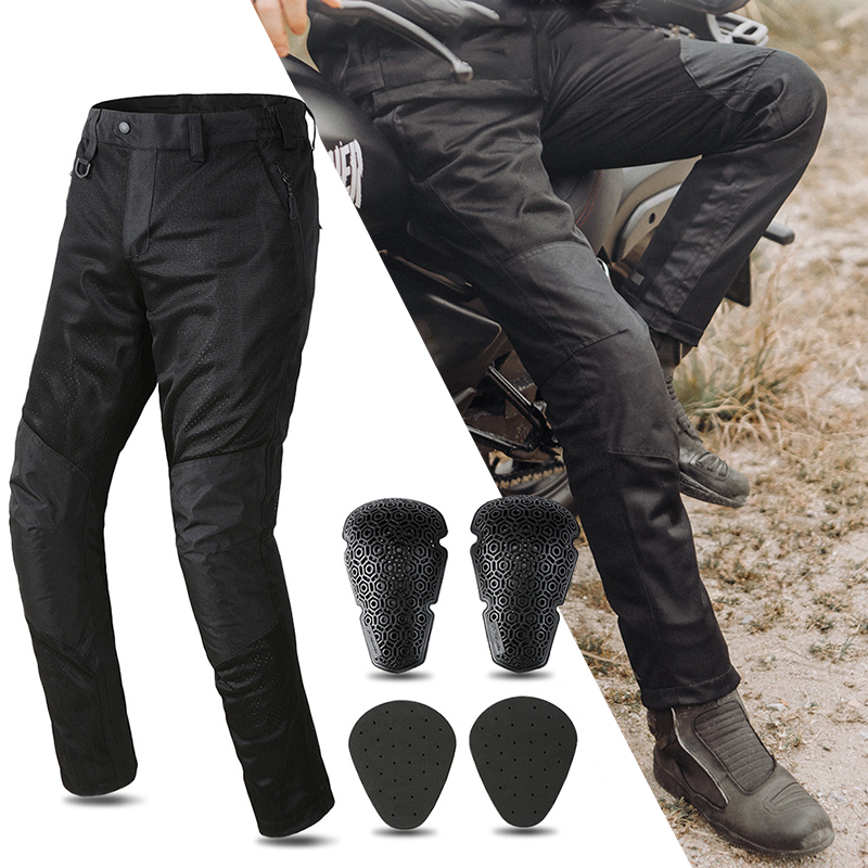 Cycling Commuter Trousers - Летние сетчатые мотоциклетные брюки, мужские внедорожные