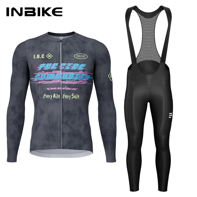 Cycling Commuter Clothing - INBIKE весенне-осенний велосипедный комплект, велосипедный трикотаж,