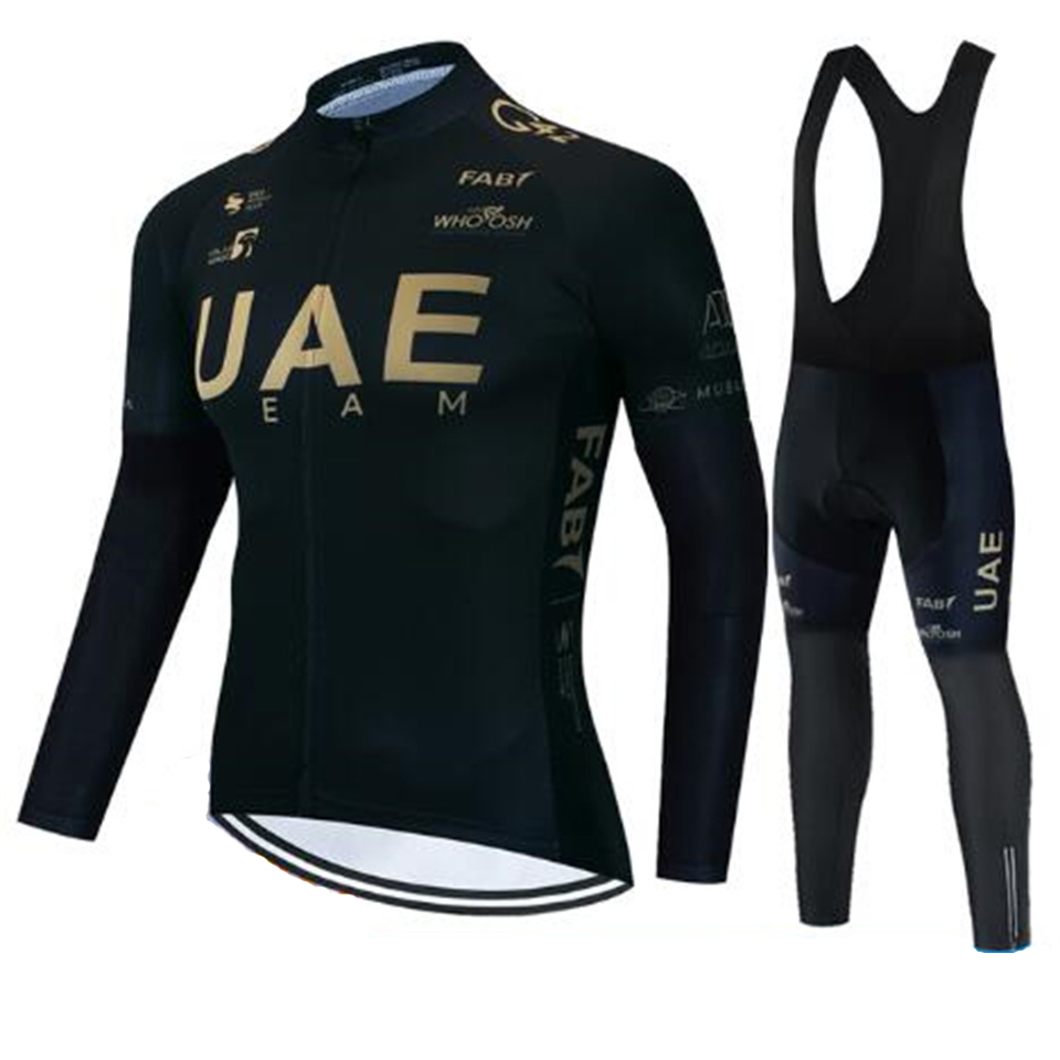 Cycling Commuter Clothing - Uae Team Осенний комплект велосипедного трикотажа,