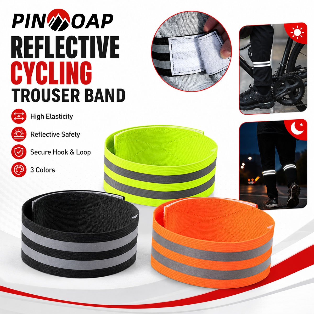 Cycling Commuter Trousers - PINMOAP 1/2 шт. Ремешок для велосипедных