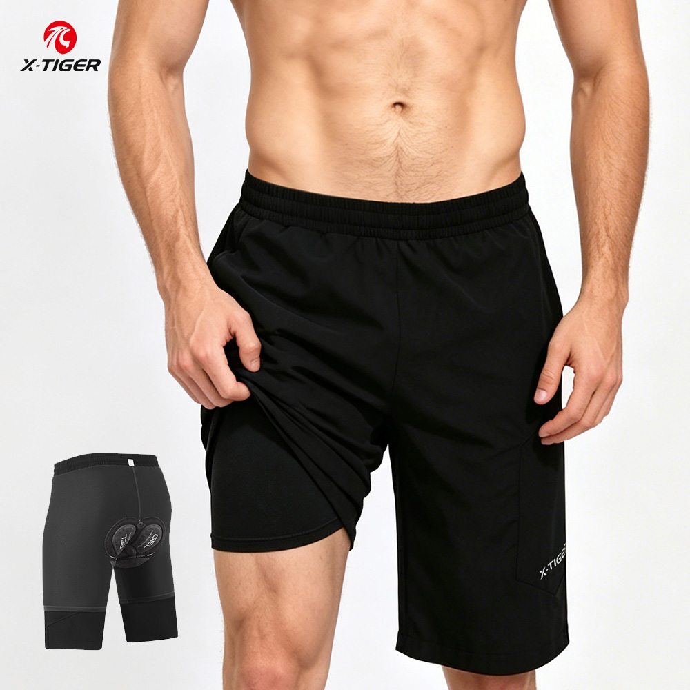 Cycling Shorts For Commute - Велосипедные шорты X-TIGER 2 в 1,