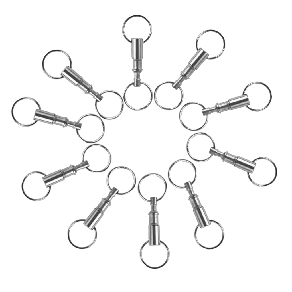10 шт., двойные съемные Брелок – обзор и цена Chain Lock Combination