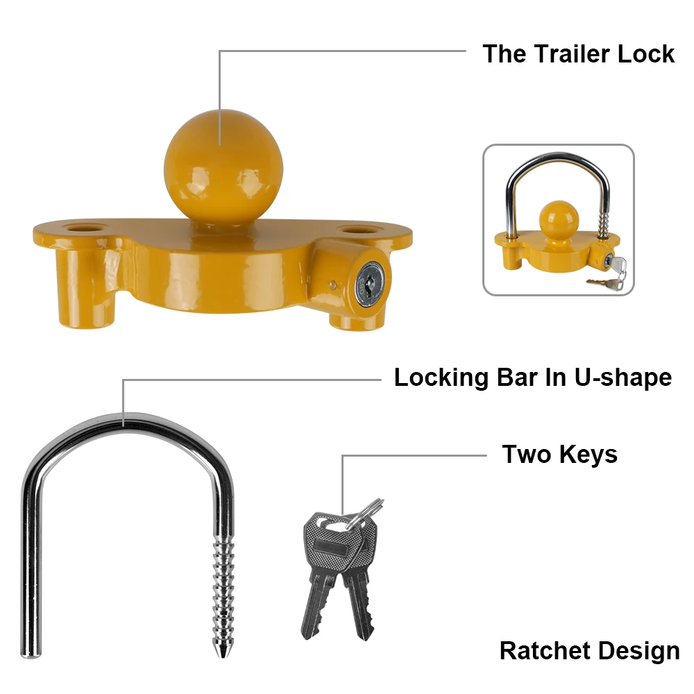 Противоугонная муфта для прице – обзор и цена U Lock Heavy Duty